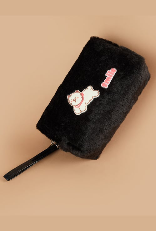 GINGER Appliqued Vanity Pouch