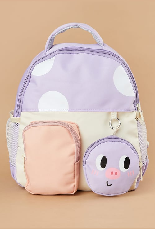 GINGER Girls Printed Backpack