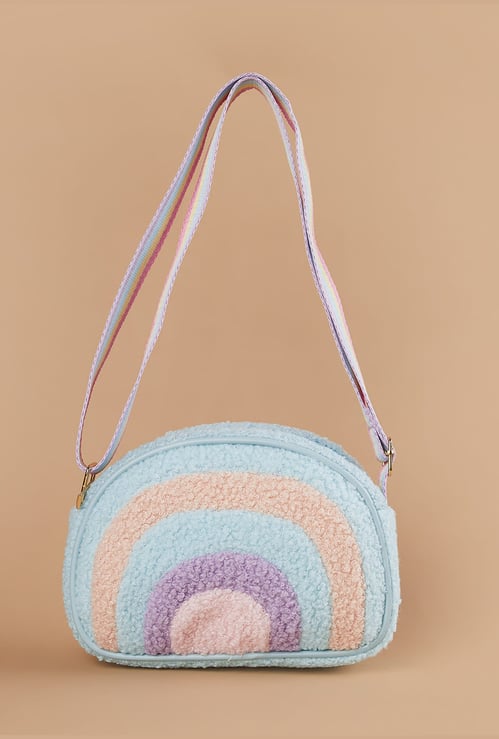 GINGER Girls Textured Sling Bag