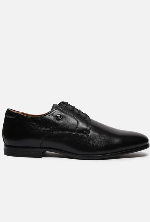 LOUIS PHILIPPE Solid Lace-Up Shoes