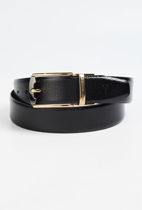 VAN HEUSEN Solid Leather Belt