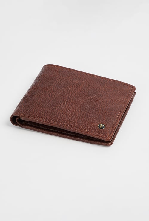 VAN HEUSEN Textured Leather Bi-Fold Wallet