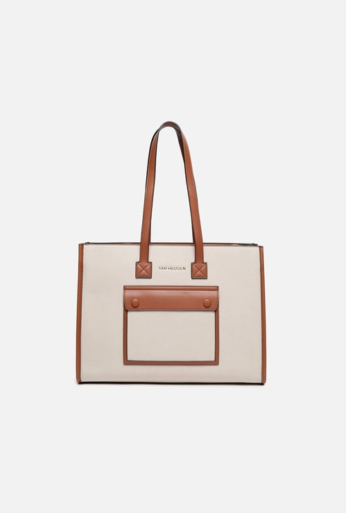 VAN HEUSEN Contrast Trim Shoulder Bag with Pouch