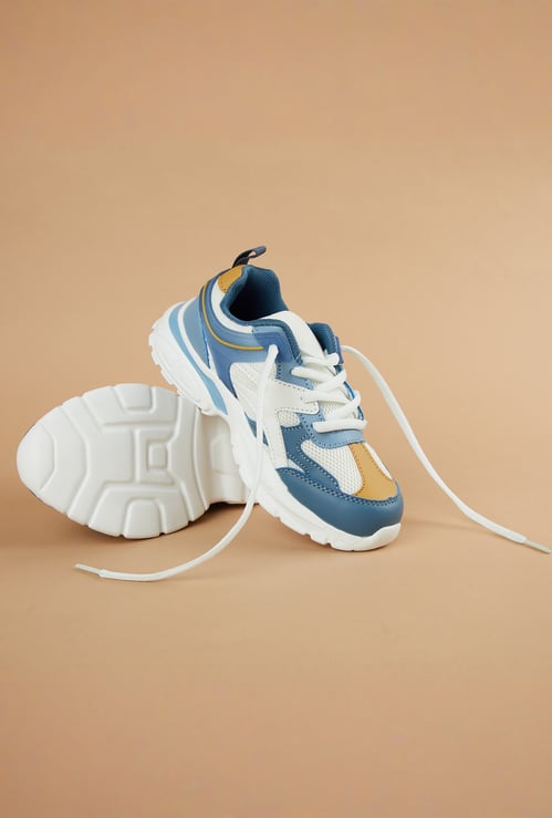 FAME FOREVER Boys Contrast Overlay Sneakers