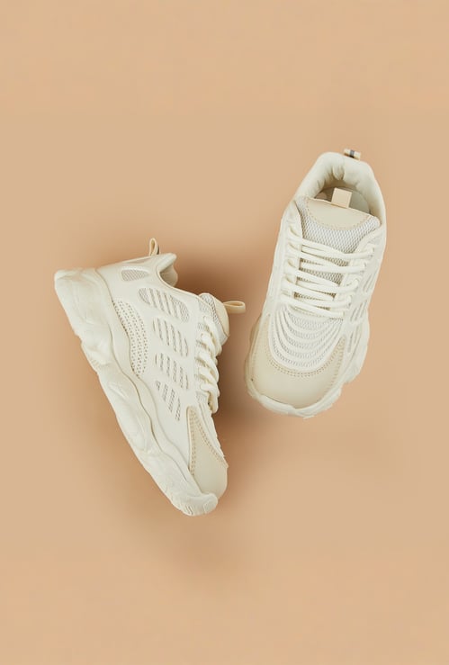 FAME FOREVER Boys Mesh Panel Sneakers