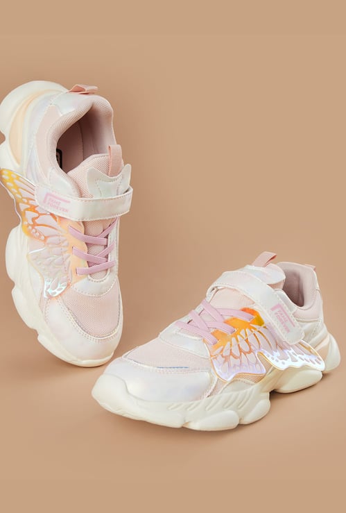 FAME FOREVER Girls Butterfly Sneakers
