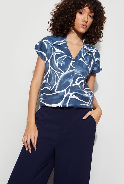 CODE Floral Print Shirt