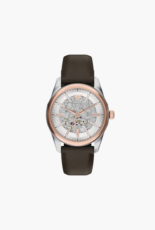 EMPORIO ARMANI Antonio Skeleton Automatic Watch - AR60094