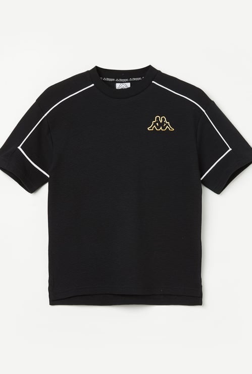 KAPPA Boys Textured T-shirt