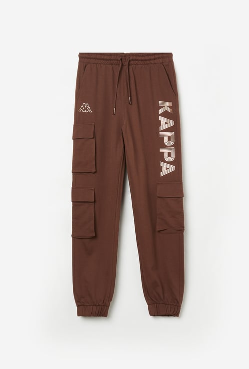KAPPA Boys Brand Print Cargo Joggers