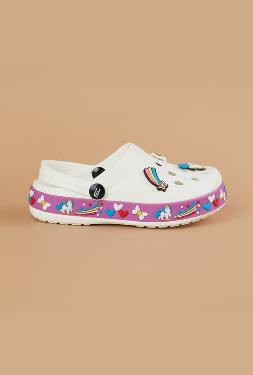 FAME FOREVER Boys Clogs with Unicorn Charms
