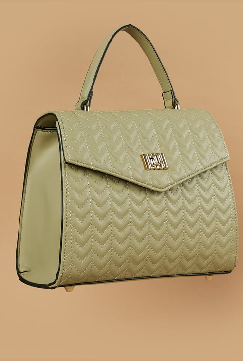 CODE Quilted Handheld Bag