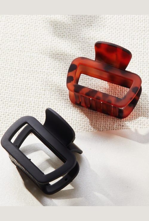 FAME FOREVER Assorted Claw Hair Clip - Pack of 2