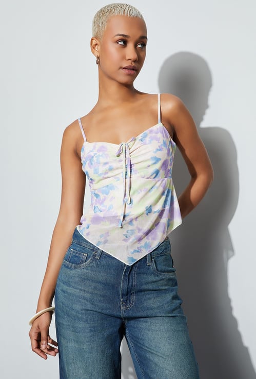 GINGER Printed Crop Top