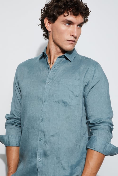 CODE Solid Regular Fit Shirt