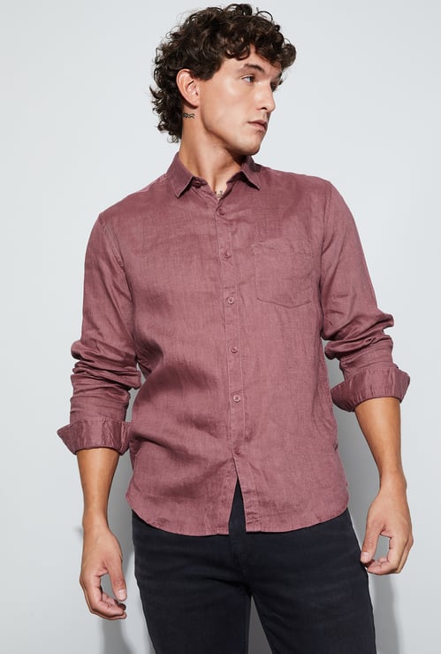 CODE Solid Regular Fit Shirt