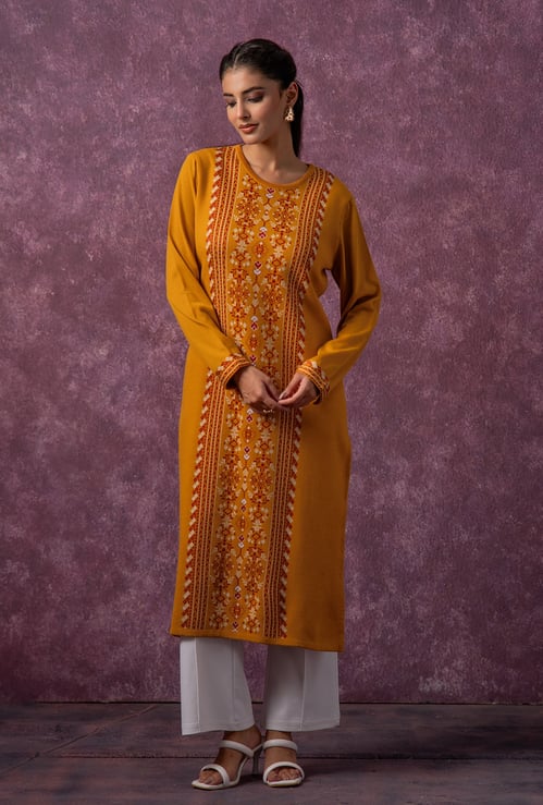 JUNIPER Printed Winter Kurta
