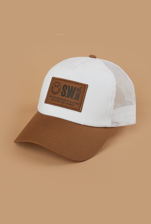 SW SMILEY Applique Baseball Cap