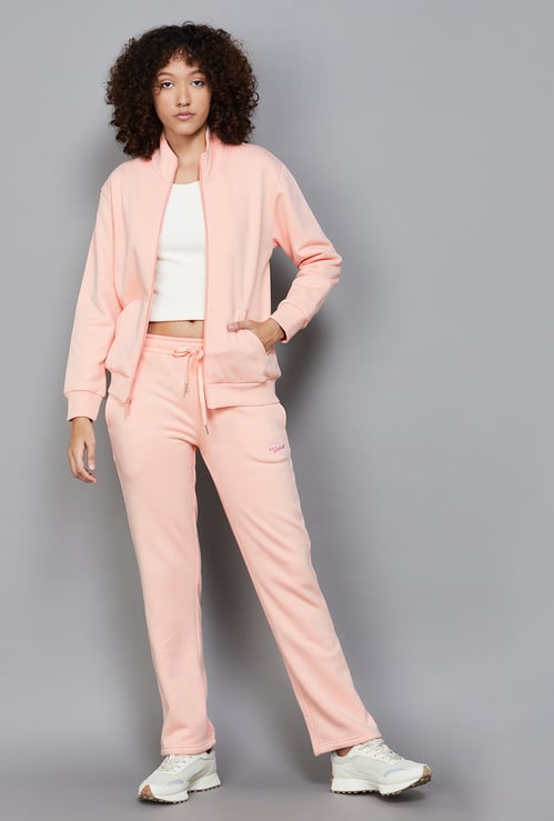MONTE CARLO Solid Mock Collar Winter Tracksuit