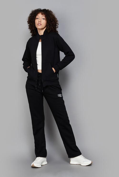 MONTE CARLO Solid Mock Collar Winter Tracksuit