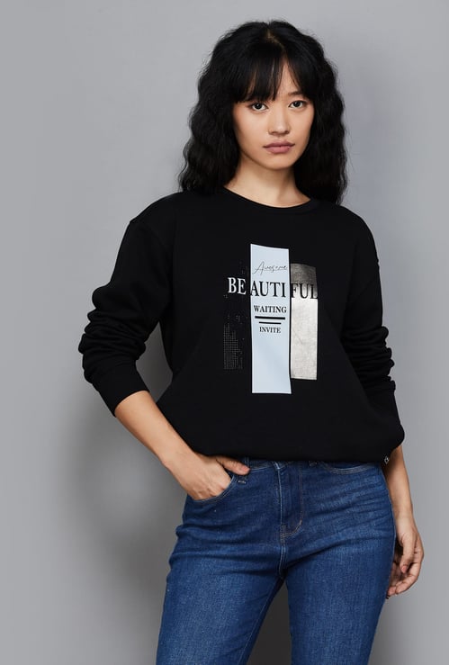 MONTE CARLO Graphic Print Sweatshirt