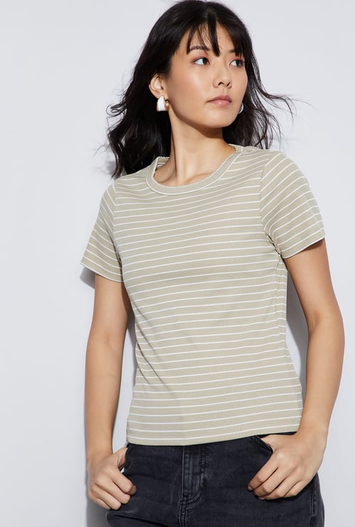 FAME FOREVER Striped T-shirt