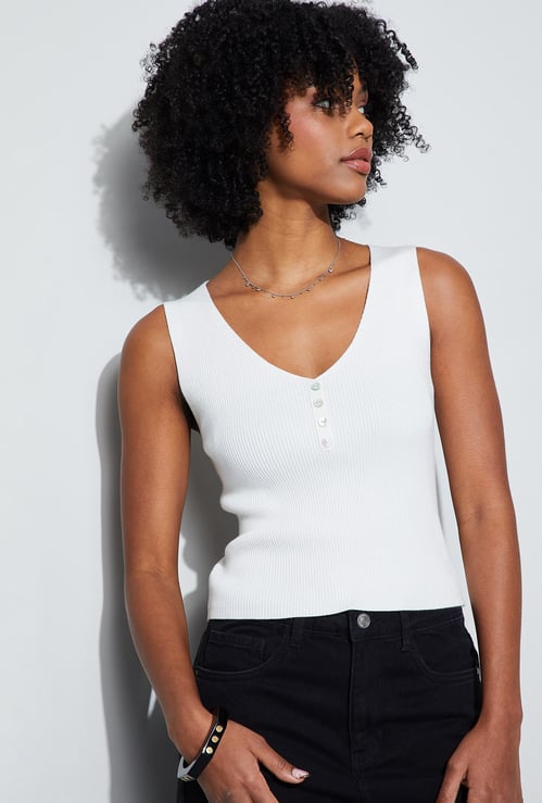 GINGER Ribbed Top