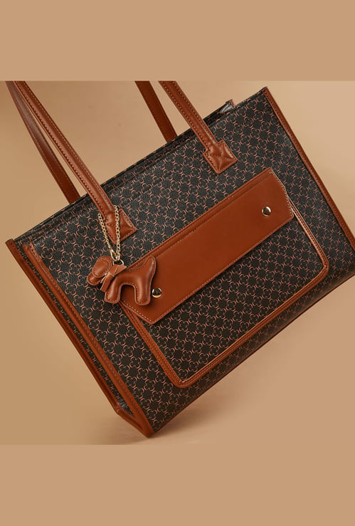 CODE Printed Shoulder Bag