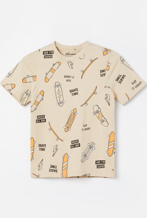 FAME FOREVER Boys Printed T-shirt