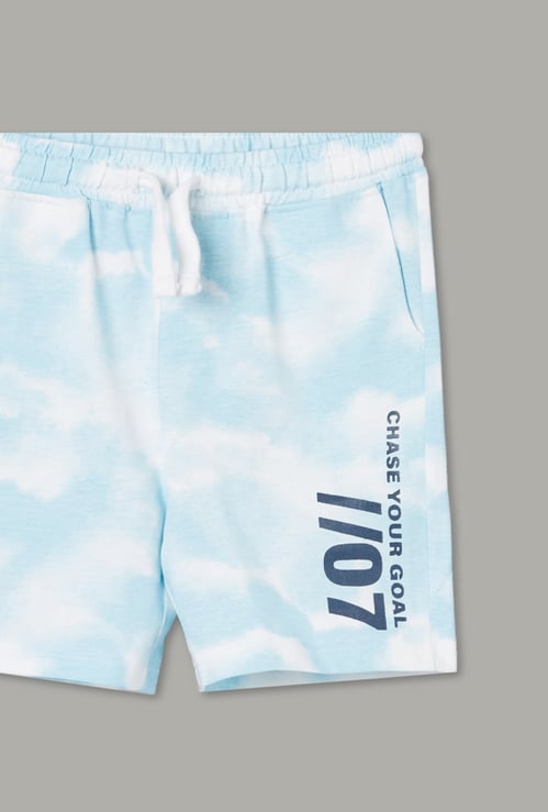 FAME FOREVER Boys Typographic Print Elasticated Shorts