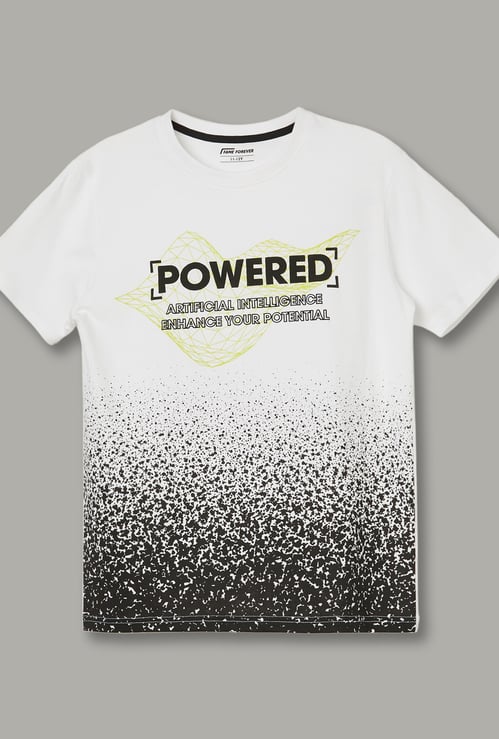 FAME FOREVER Boys Printed Regular T-shirt