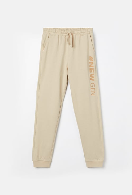 FAME FOREVER Boys Typographic Print Elasticated Joggers