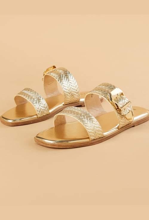 CODE Herringbone Patterned Flats