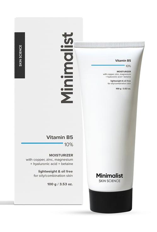 MINIMALIST Vitamin B5 Moisturiser- 100 g