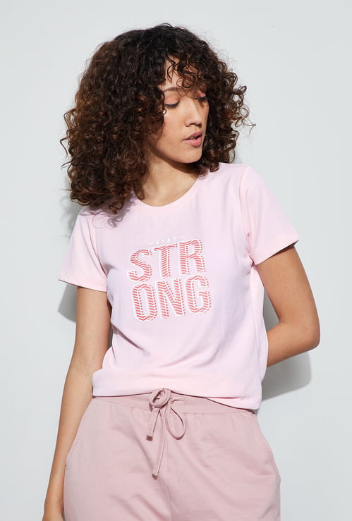 FAME FOREVER ACTIVE Graphic Print T-shirt