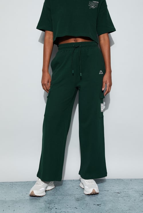 KAPPA Solid Trackpants with Cargo Pockets