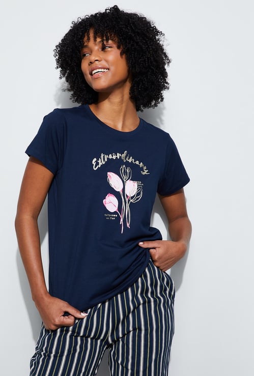 GINGER Printed Lounge T-shirt