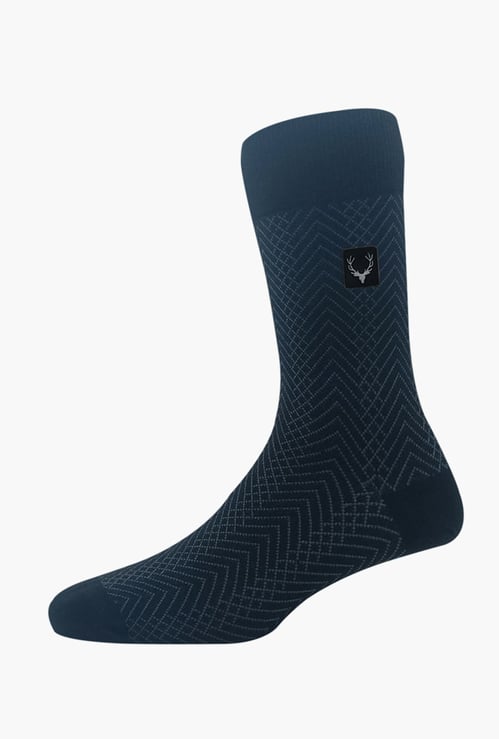 ALLEN SOLLY Patterned Calf Length Socks