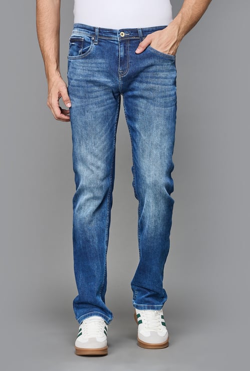 CELIO Stonewashed Slim Fit Jeans