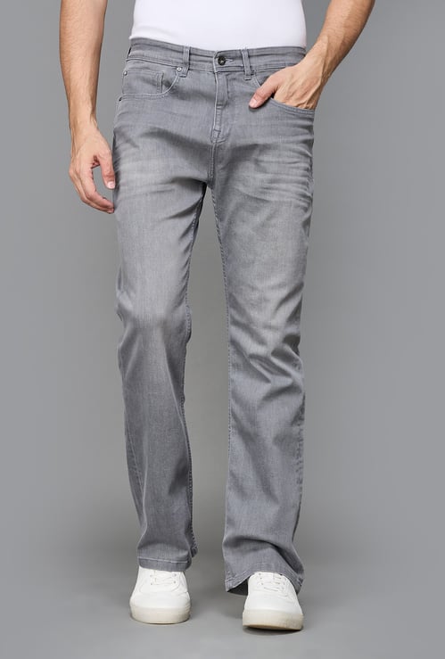 CELIO Lightwashed Bootcut Fit Jeans