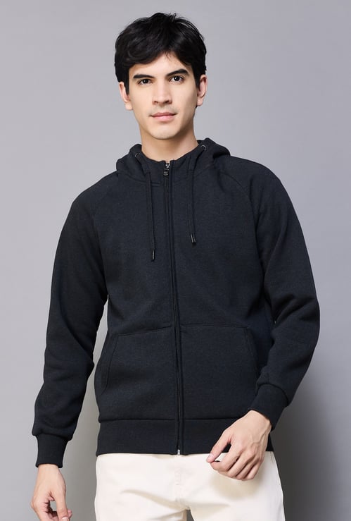 FAHRENHEIT Solid Hooded Sweatshirt