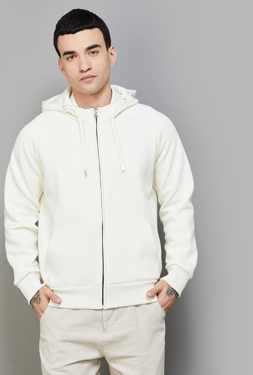 FAHRENHEIT Solid Hooded Sweatshirt