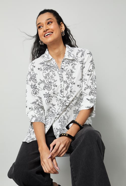 COLOUR ME Floral Print Top