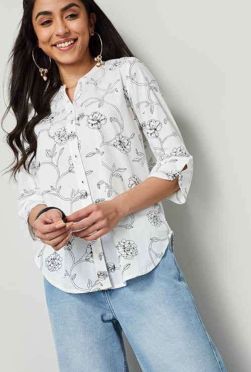 COLOUR ME Floral Print Top