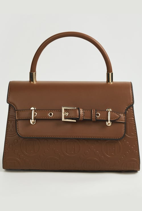 ELLE Embossed Handheld Bag