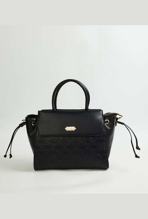 ELLE Embossed Handheld Bag