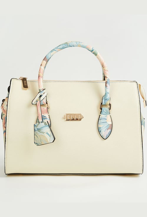 ELLE Floral Print Handheld Bag