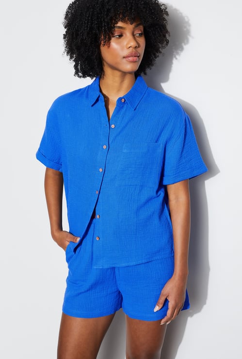 GINGER Textured Shirt