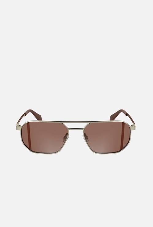 CALVIN KLEIN JEANS UV Protected Geometric Sunglasses - CKJ2520271856S
