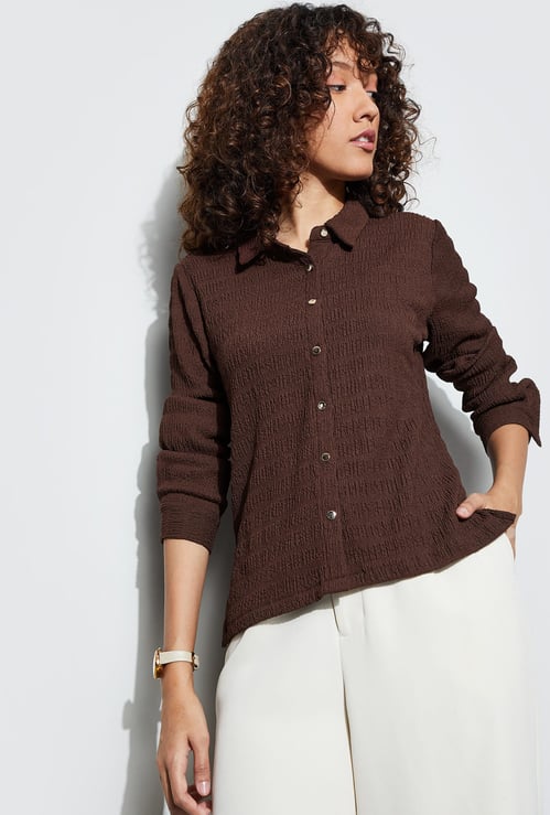 CODE Textured Shirt
